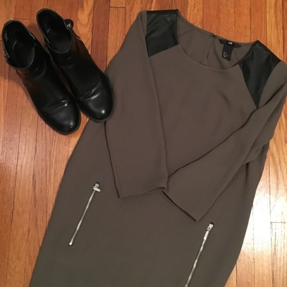 Olive Green H&M Dress